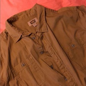 3XLT corduroy Mens button down shirt